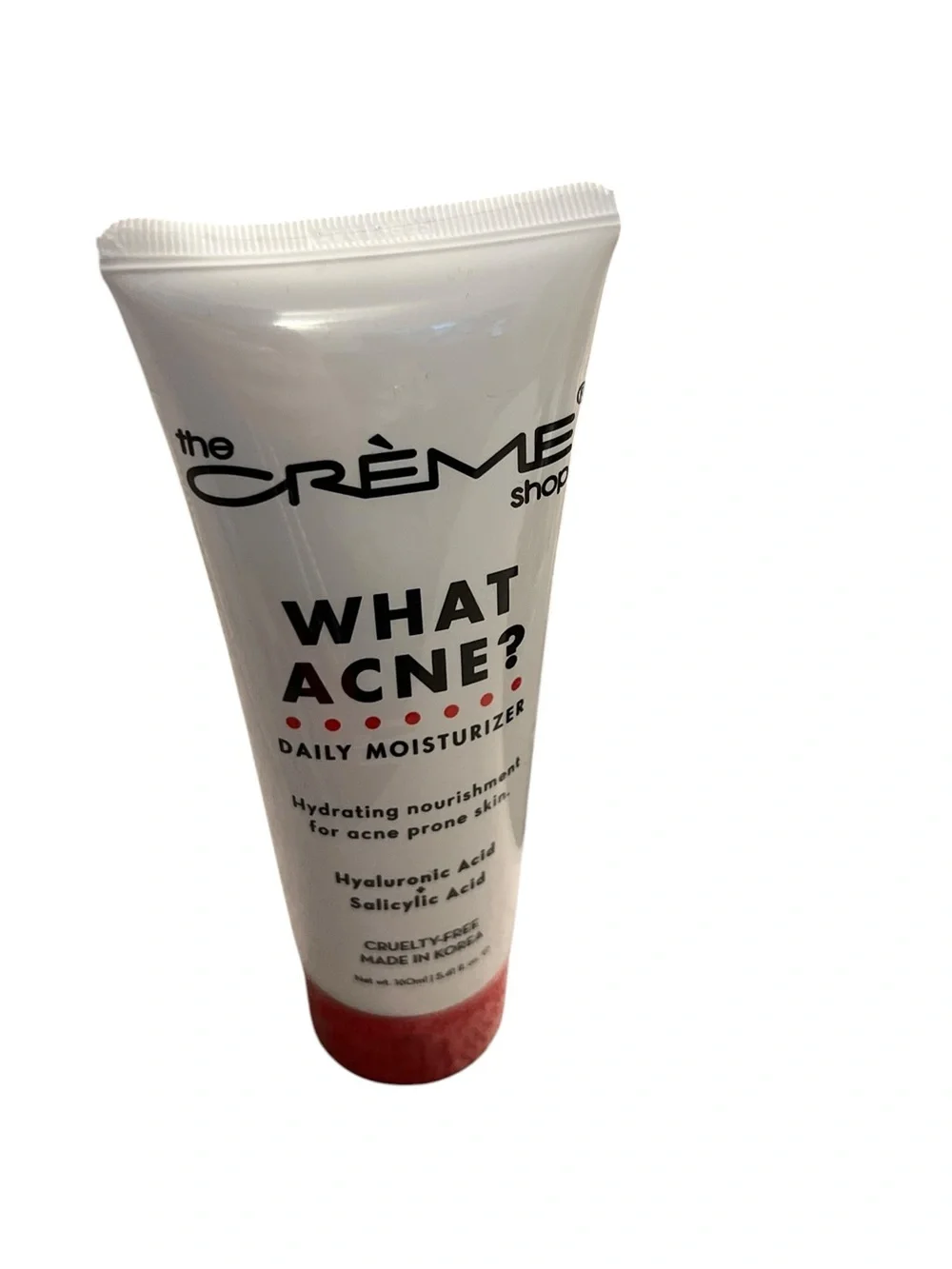 The Crème Shop Mushroom 3D Spa Headband & What Acne Moisturizer Set - NWT